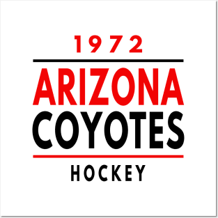 Arizona Coyotes Hockey 1972 Classic Posters and Art